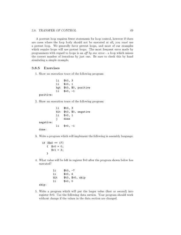 Computer Organization with MIPS - Page 69